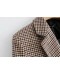 STRAIGHT BLAZER WITH PADDED SHOULDER